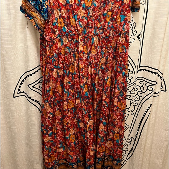 Great maxi dress for fall! Autumn colors - Picture 4 of 4